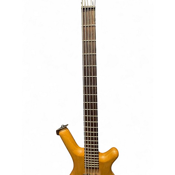 Used Warwick Corvette 5 String Natural Electric Bass Guitar
