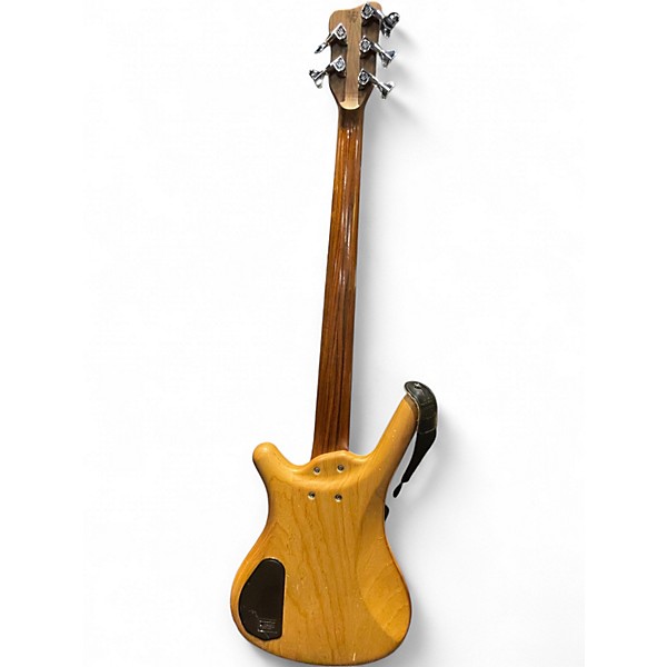 Used Warwick Corvette 5 String Natural Electric Bass Guitar