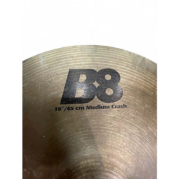 Used SABIAN 18in B8 Medium Crash Cymbal