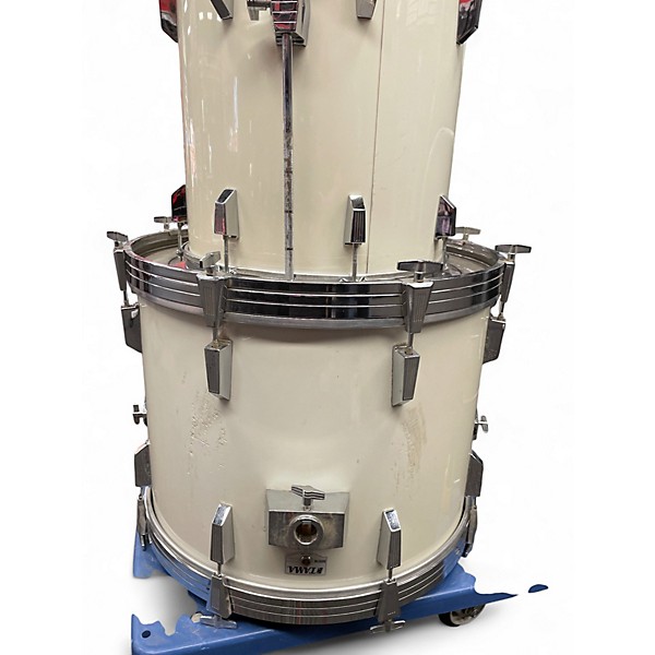 Used 1980s TAMA 4 Piece Rockstar White Drum Kit