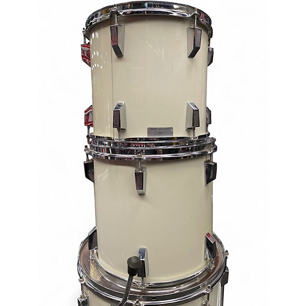 Used 1980s TAMA 4 Piece Rockstar White Drum Kit