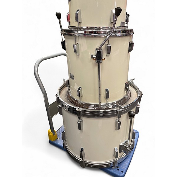 Used 1980s TAMA 4 Piece Rockstar White Drum Kit