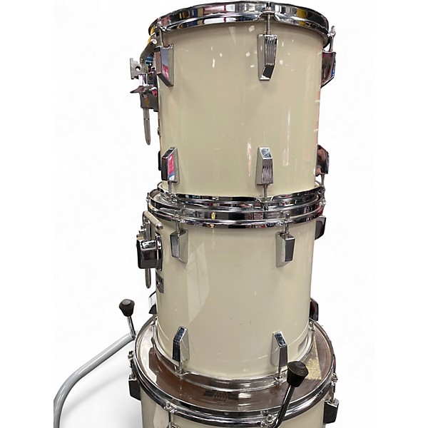 Used 1980s TAMA 4 Piece Rockstar White Drum Kit