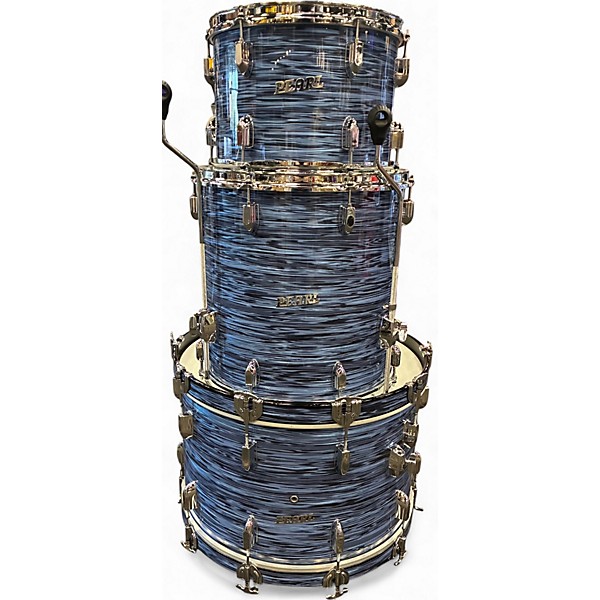 Used 2021 Pearl 3 Piece President Series Deluxe Ocean Ripple Drum Kit
