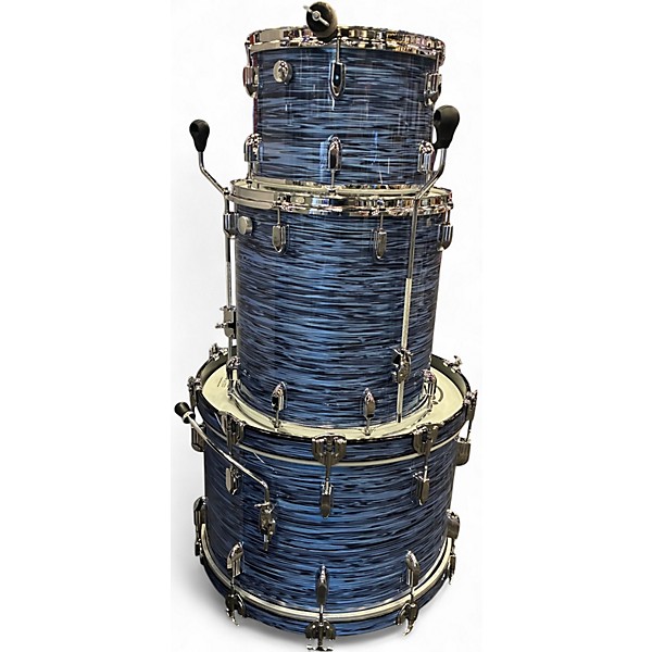 Used 2021 Pearl 3 Piece President Series Deluxe Ocean Ripple Drum Kit