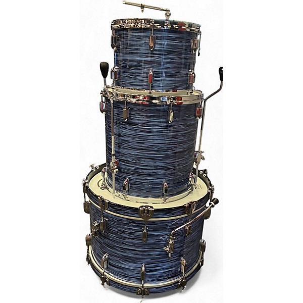 Used 2021 Pearl 3 Piece President Series Deluxe Ocean Ripple Drum Kit