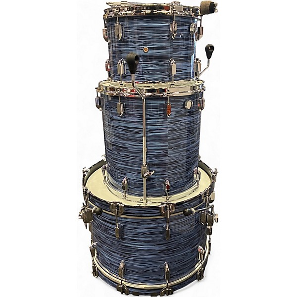 Used 2021 Pearl 3 Piece President Series Deluxe Ocean Ripple Drum Kit