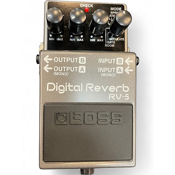 Used BOSS RV5 Digital Reverb Effect Pedal