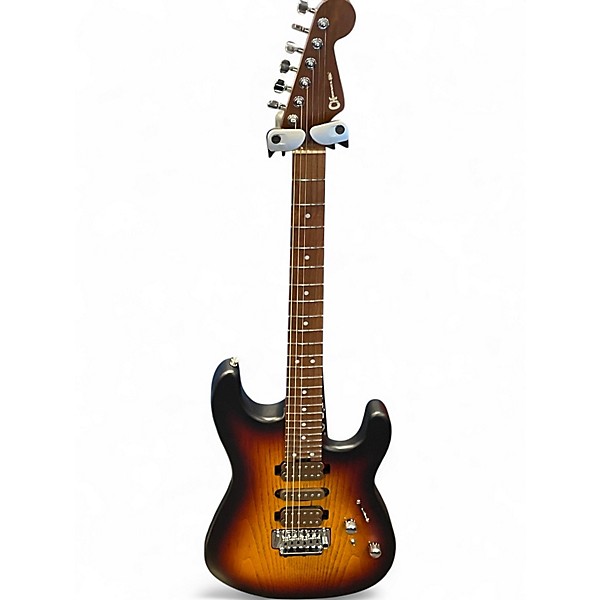 Used Charvel Guthrie Govan USA Signature 3 Tone Sunburst Solid Body Electric Guitar