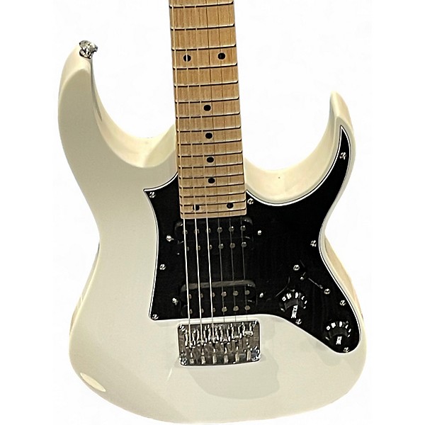 Used Ibanez GDTM21 Mikro White Solid Body Electric Guitar