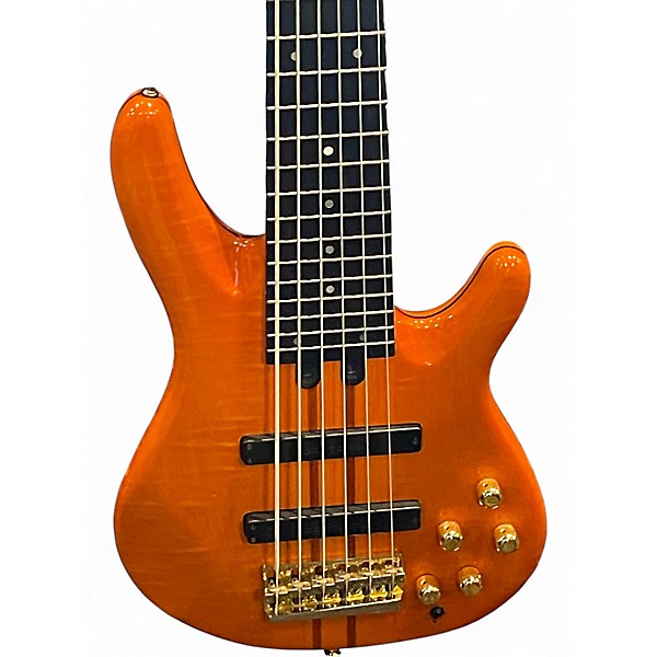 Used Yamaha TRG6P Orange Electric Bass Guitar