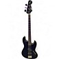 Used 2010s Fender Aerodyne Jazz Bass Black Electric Bass Guitar thumbnail