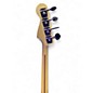 Used 2010s Fender Aerodyne Jazz Bass Black Electric Bass Guitar