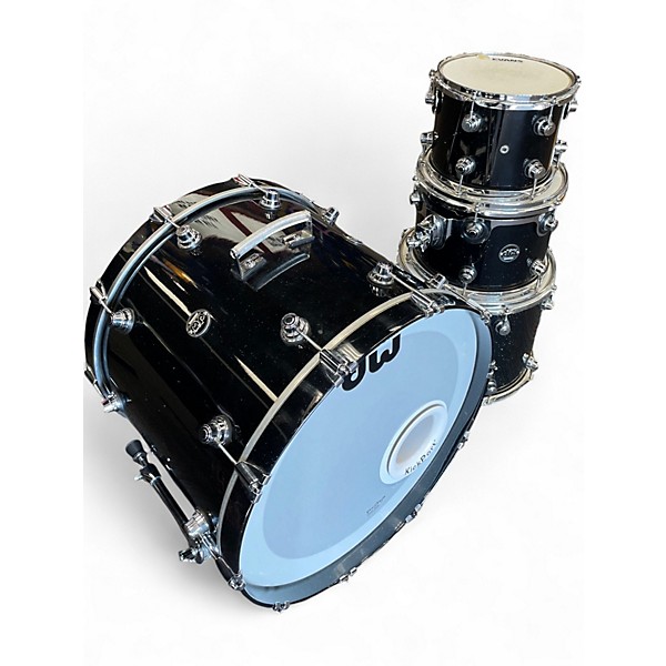 Used DW 4 Piece Performance Series Black Drum Kit