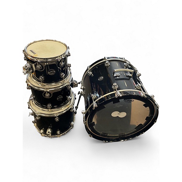 Used DW 4 Piece Performance Series Black Drum Kit