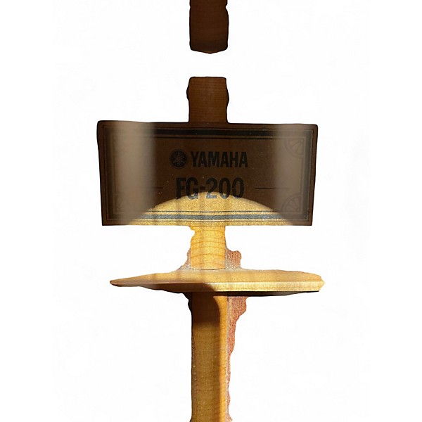 Used Yamaha FG200 Maple Acoustic Guitar