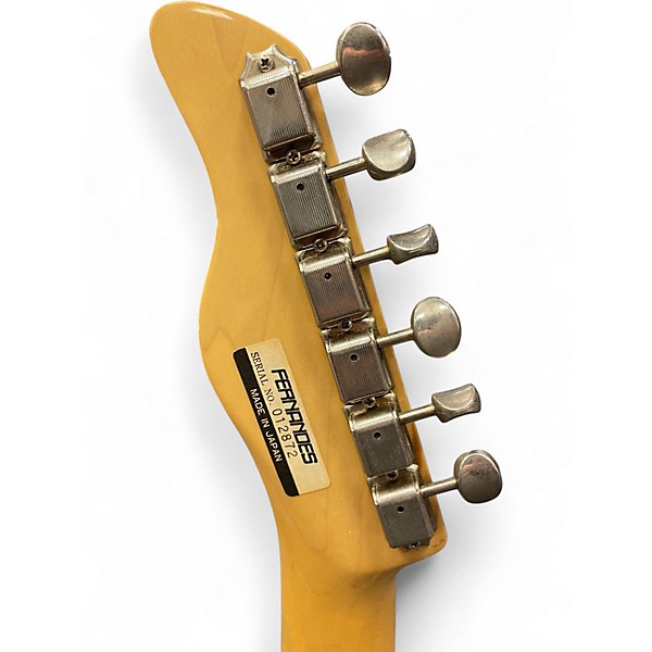 Used Fernandes TE3 Natural Hollow Body Electric Guitar