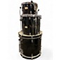 Used Yamaha 4 Piece STAGE CUSTOM BIRCH RAVEN BLACK Drum Kit