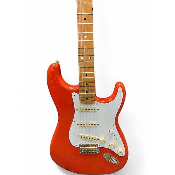 Used Fender Limited Edition Classic Series '50s Stratocaster Fiesta Red Solid Body Electric Guitar