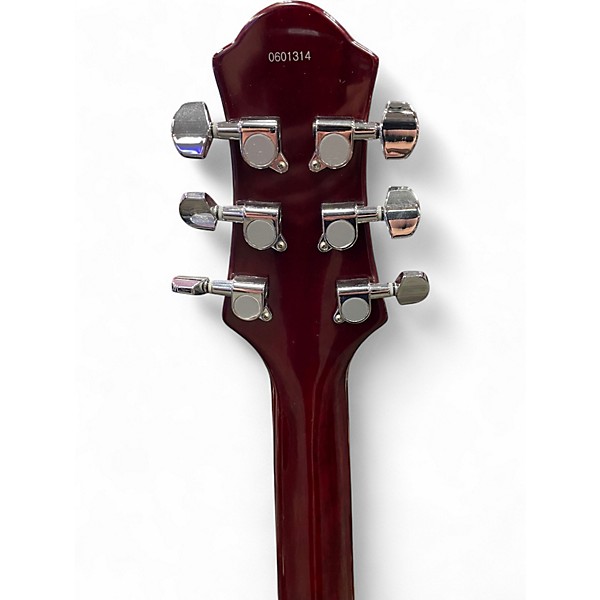 Used Eastwood GP Solid Body Cherry Solid Body Electric Guitar