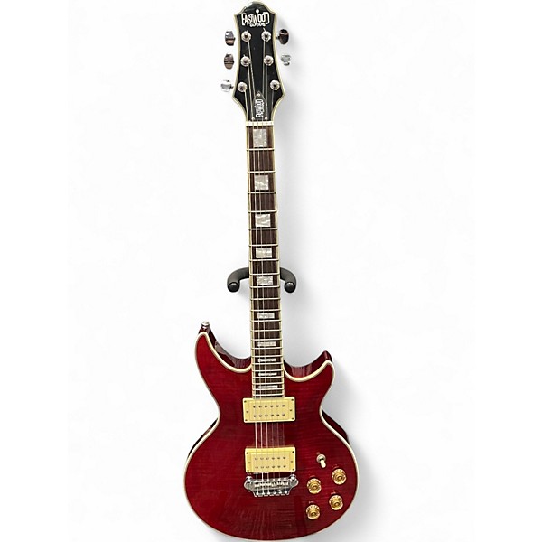 Used Eastwood GP Solid Body Cherry Solid Body Electric Guitar
