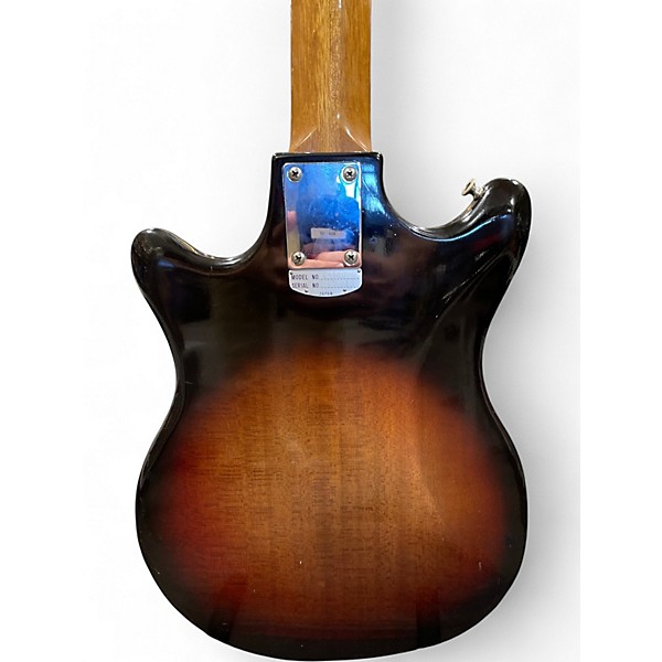 Used Teisco E-120 2 Tone Sunburst Solid Body Electric Guitar
