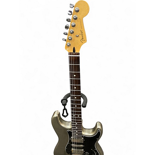 Used Fender Blacktop Stratocaster HSH Titanium Solid Body Electric Guitar