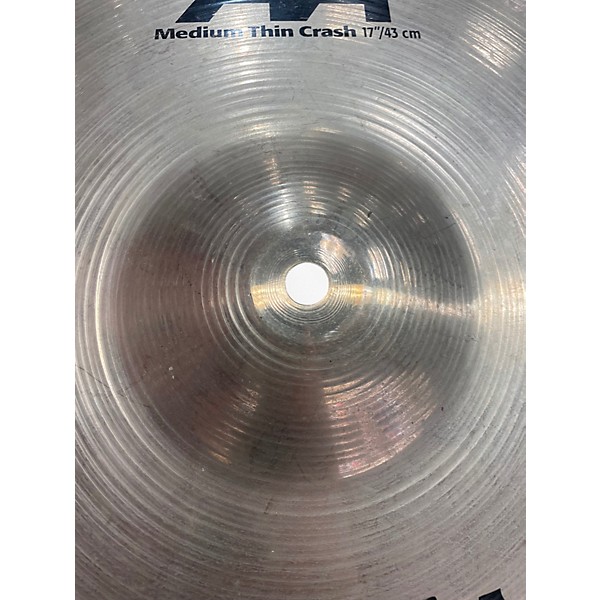 Used SABIAN 17in AA Medium Thin Crash Cymbal
