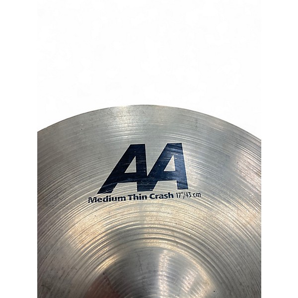Used SABIAN 17in AA Medium Thin Crash Cymbal