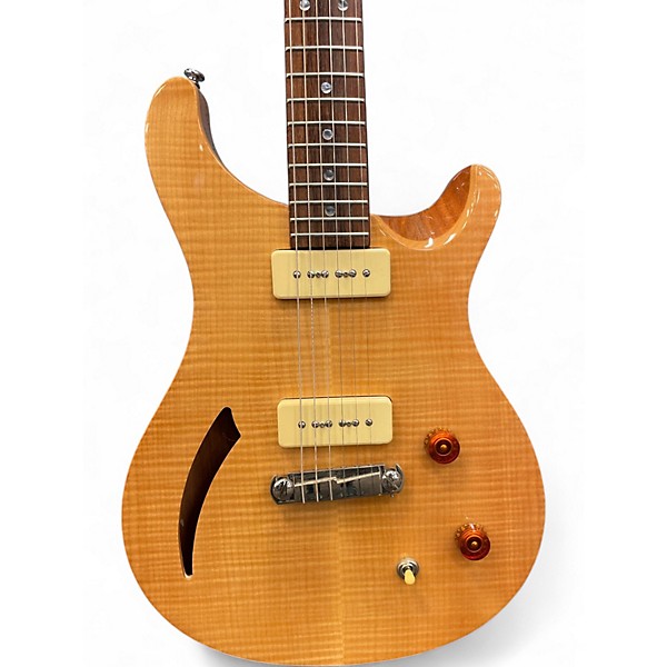 Used PRS SE Custom 22 Semi-Hollowbody Natural Hollow Body Electric Guitar