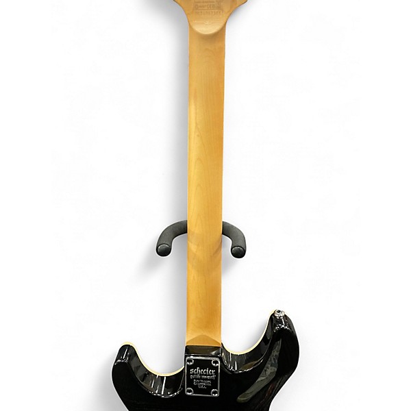 Used 2024 Schecter Guitar Research Omen Extreme 6 Floyd Rose See-Thru Black Solid Body Electric Guitar