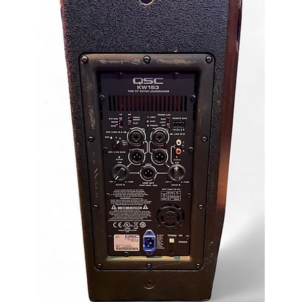 Used QSC KW153 15in 3-Way Powered Speaker