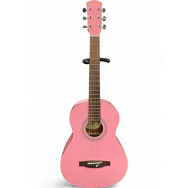 Used Fender MA-1 3/4 Size Pink Acoustic Guitar