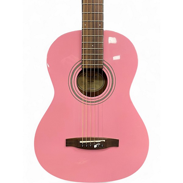 Used Fender MA-1 3/4 Size Pink Acoustic Guitar