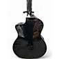 Used Taylor 214CE Deluxe Black Acoustic Electric Guitar