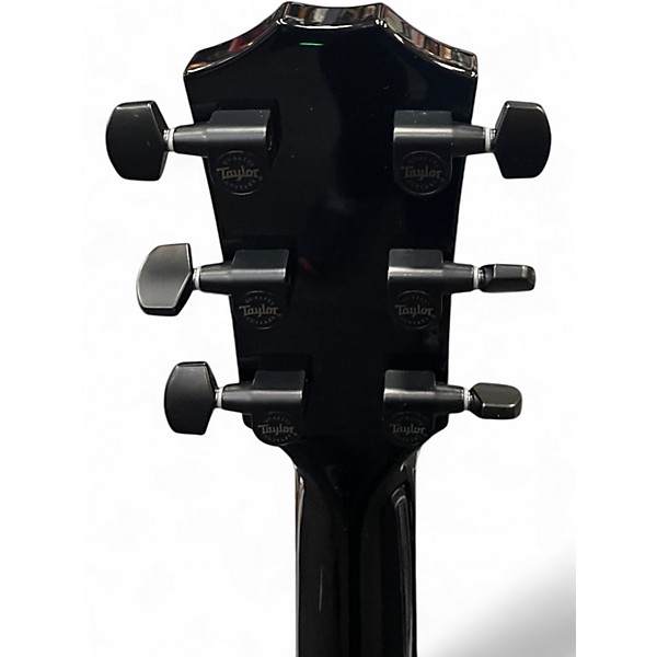 Used Taylor 214CE Deluxe Black Acoustic Electric Guitar