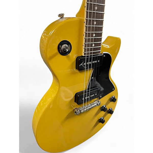 Used 2024 Epiphone Les Paul Special P90S TV Yellow Solid Body Electric Guitar