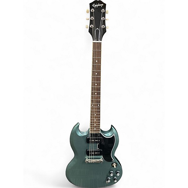 Used 2023 Epiphone 1961 SG Special Faded Pelham Blue Solid Body Electric Guitar