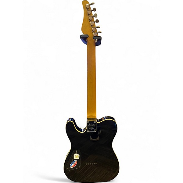 Used Schecter Guitar Research Diamond Series PT Black Solid Body Electric Guitar