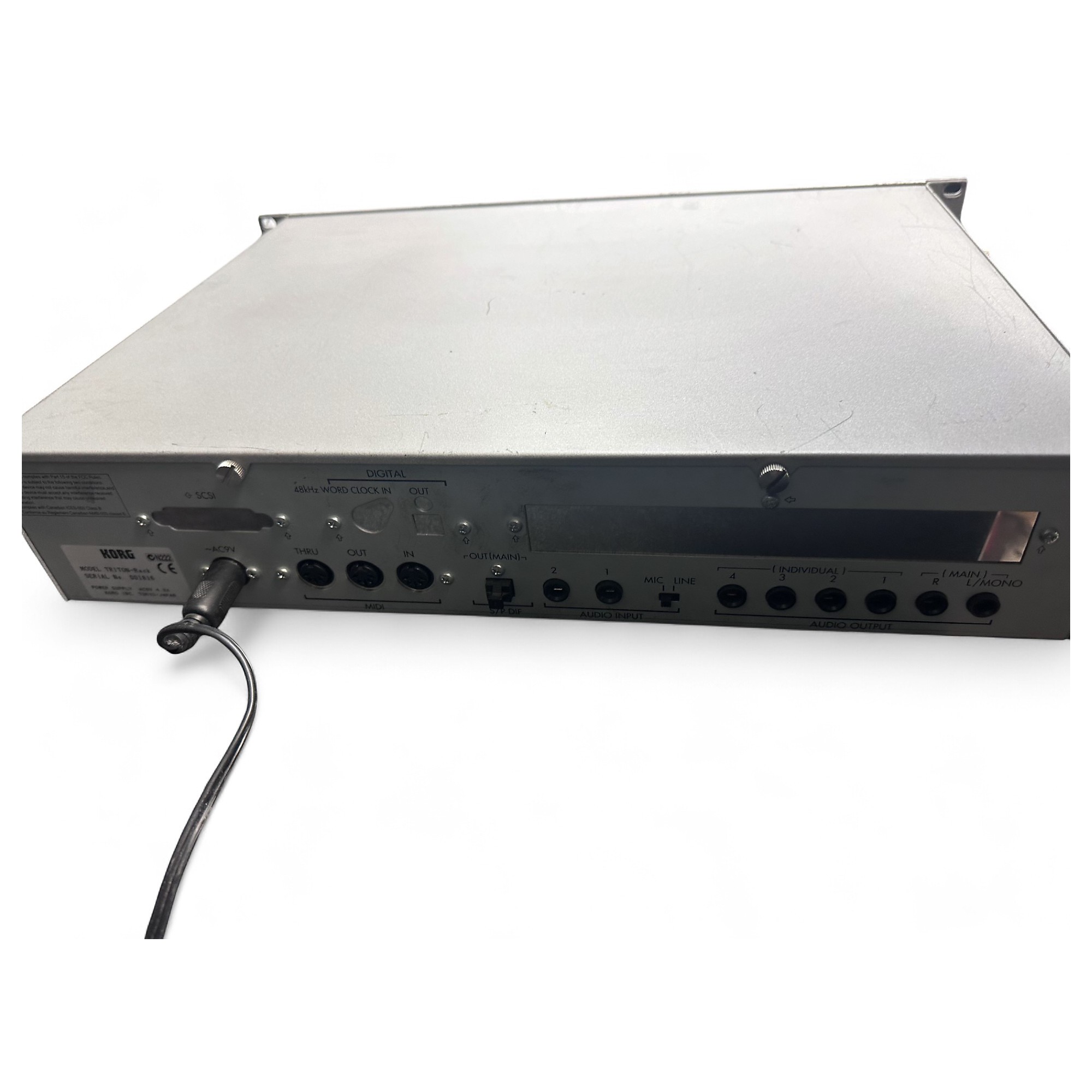 【かなりレア】KORG TRITON-Rack リアパネルアウトボードフル拡張品 Used Korg TRITON RACK Sound Module | Guitar Center