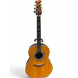 Used Ovation model 1117 Natural Acoustic Guitar