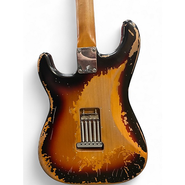 Used Fender Mike McCready Stratocaster 3 Tone Sunburst Solid Body Electric Guitar