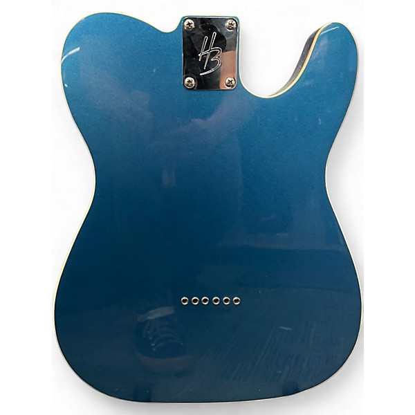 Used Harley Benton TE-20 LEFTY VT SERIES H3 TELE STYLE Blue Metallic Electric Guitar