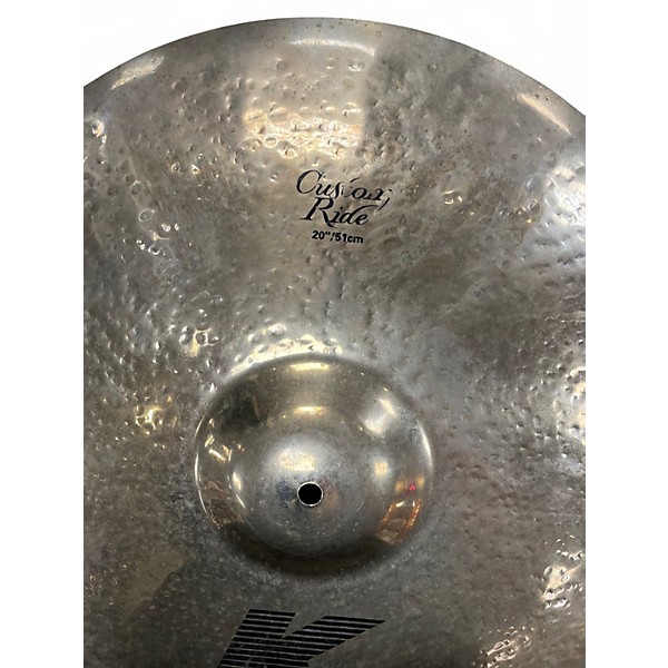 Used Zildjian 20in K Custom Medium Ride Cymbal