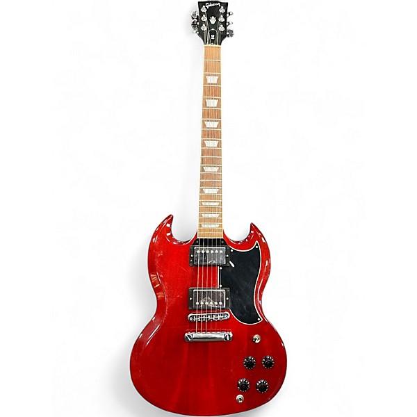 Used 2018 Gibson SG Standard T Cherry Solid Body Electric Guitar