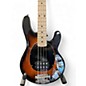 Used Sterling by Music Man Ray4 Short Scale Tobacco Sunburst Electric Bass Guitar