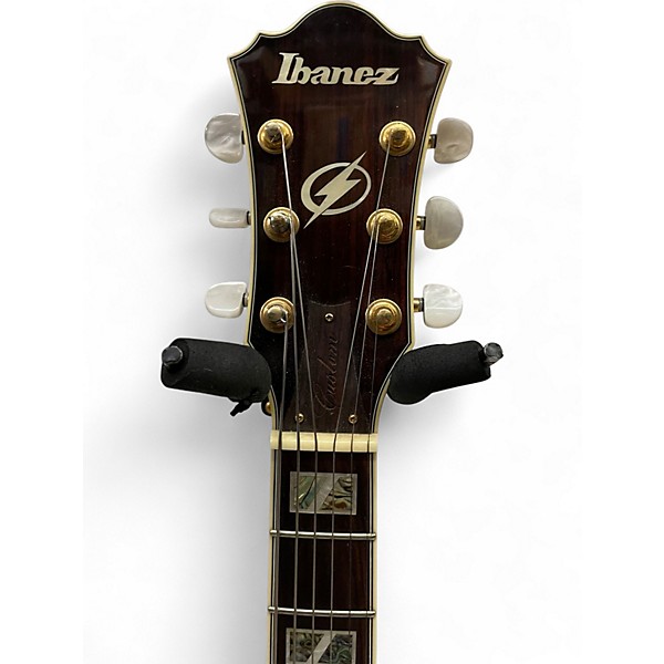 Used Ibanez AK100 NT 12 01 Artcore Natural Hollow Body Electric Guitar