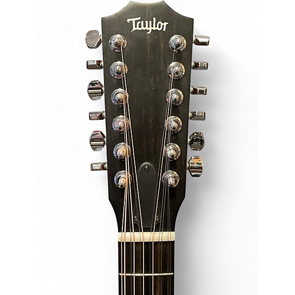 Used Taylor 254CE Natural 12 String Acoustic Electric Guitar