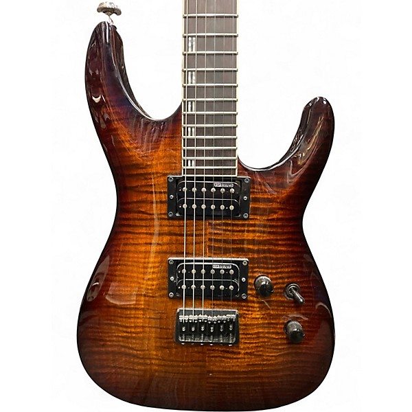 Used ESP LTD H200 Brown Sunburst Solid Body Electric Guitar