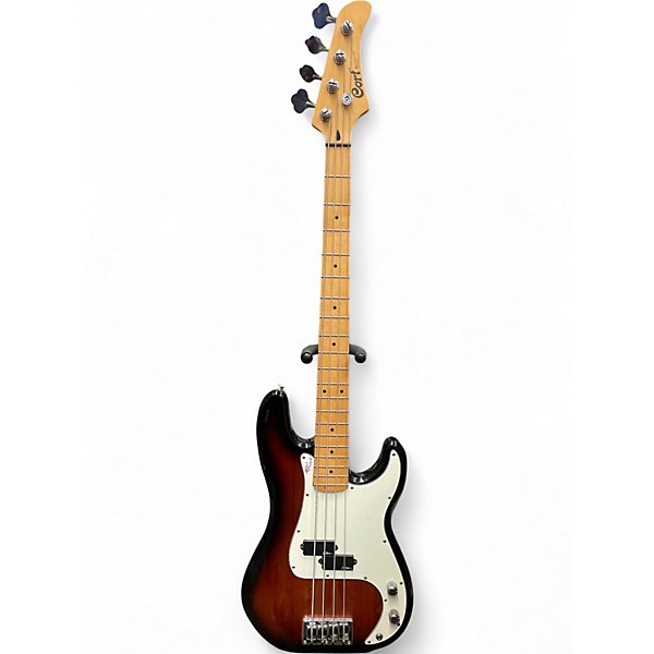 Used Cort SP PB 2 Tone Sunburst Electric Bass Guitar